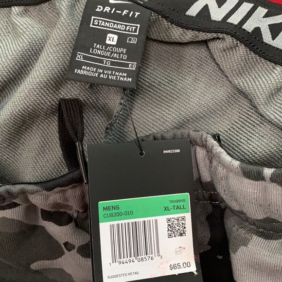 Mens NIKE CAMO TAPERED JOGGERS - Picture 4 of 7